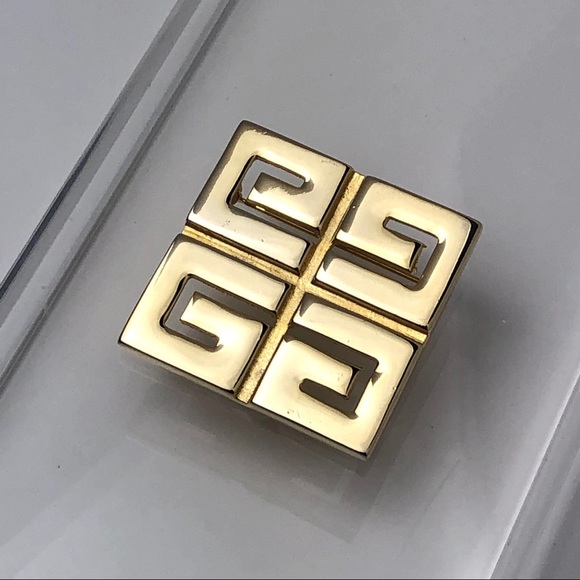 Givenchy Jewelry - RARE VTG 80s GIVENCHY “G” LOGO LARGE BROOCH